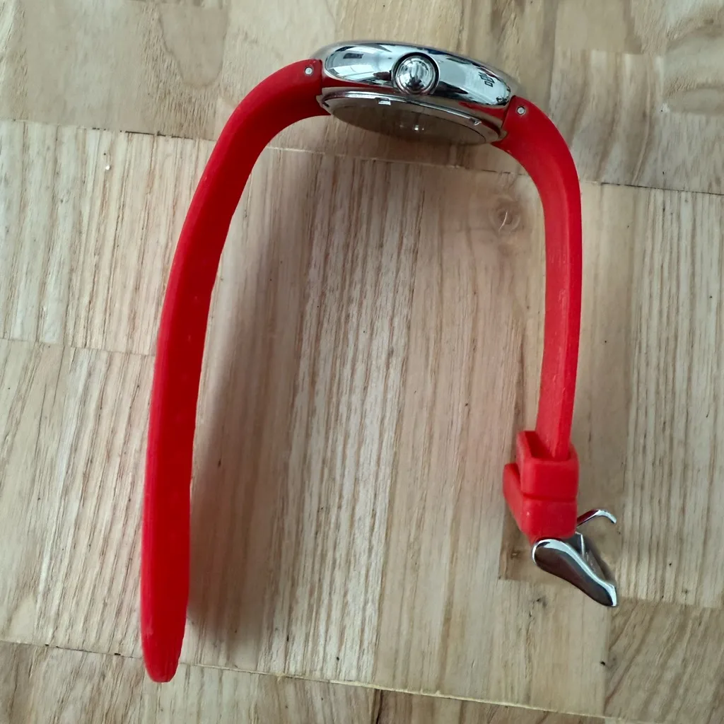 Fruitz by Philip Stein Rare Edition Watch Peace Love Natural Frequency Tech Red - Image 7