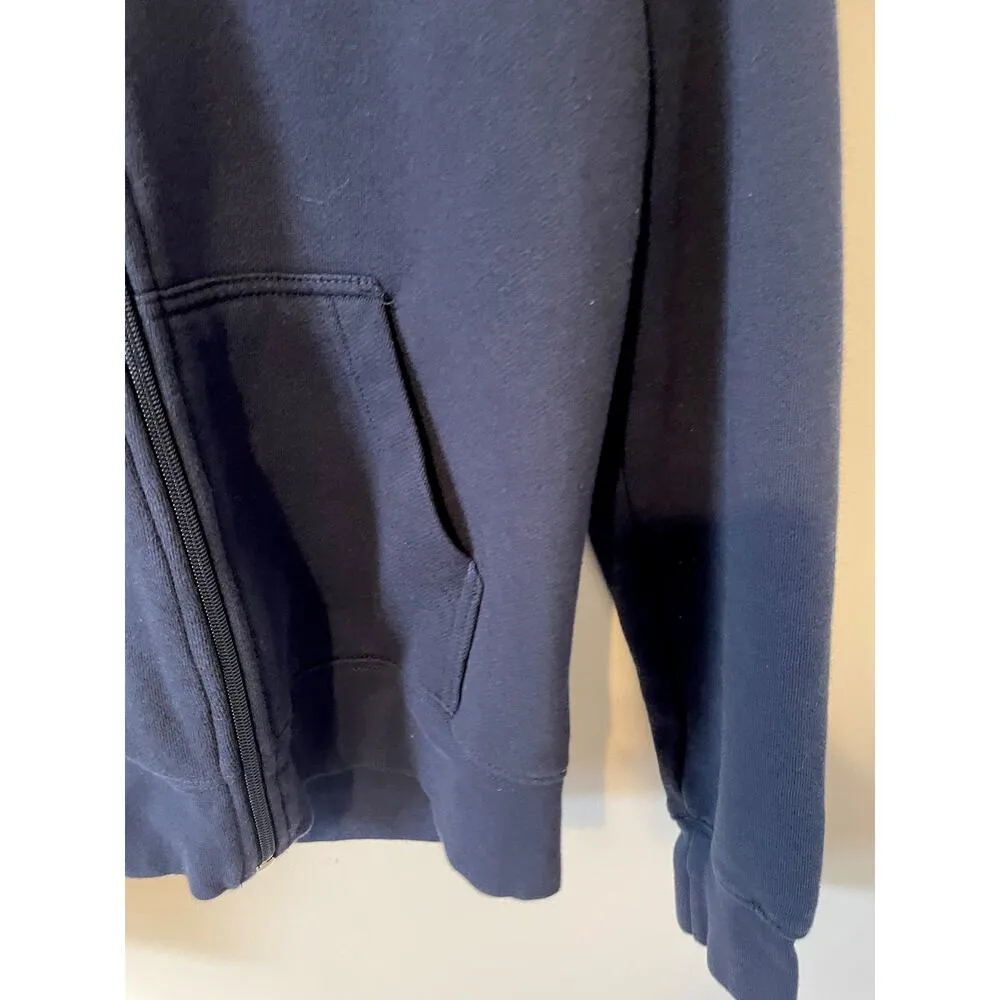 Walt Disney World Park Embroidered Graphic Hoodie Sweatshirt Navy Blue Medium - Image 7