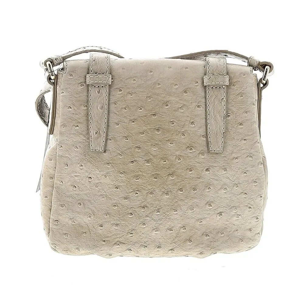 NWT Marc Jacobs Ozzie in Chinchilla Intergalocktic Faux Ostrich Crossbody Purse - Image 2