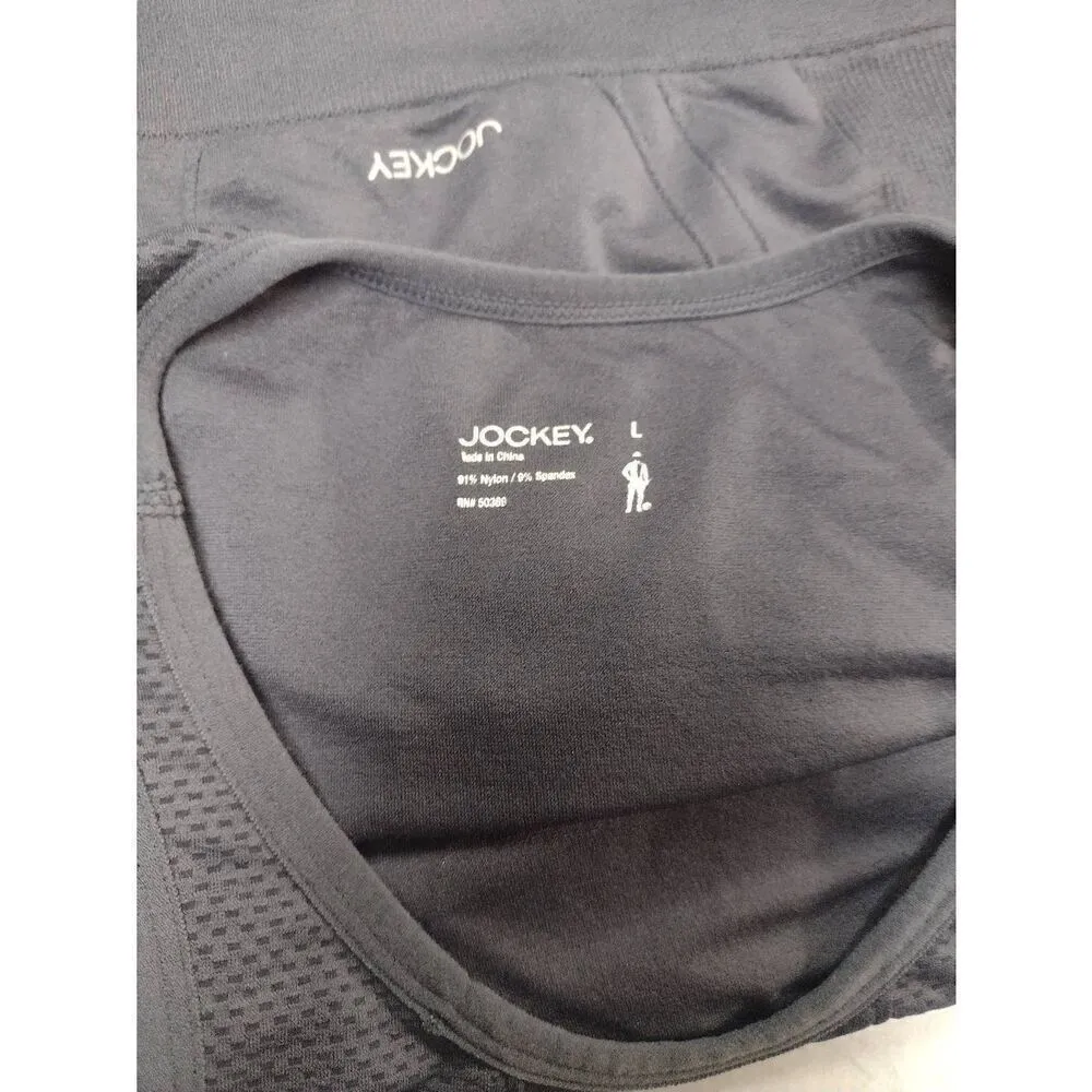 Jockey size L High Neck Sports Bra Black Black Size L - Image 2