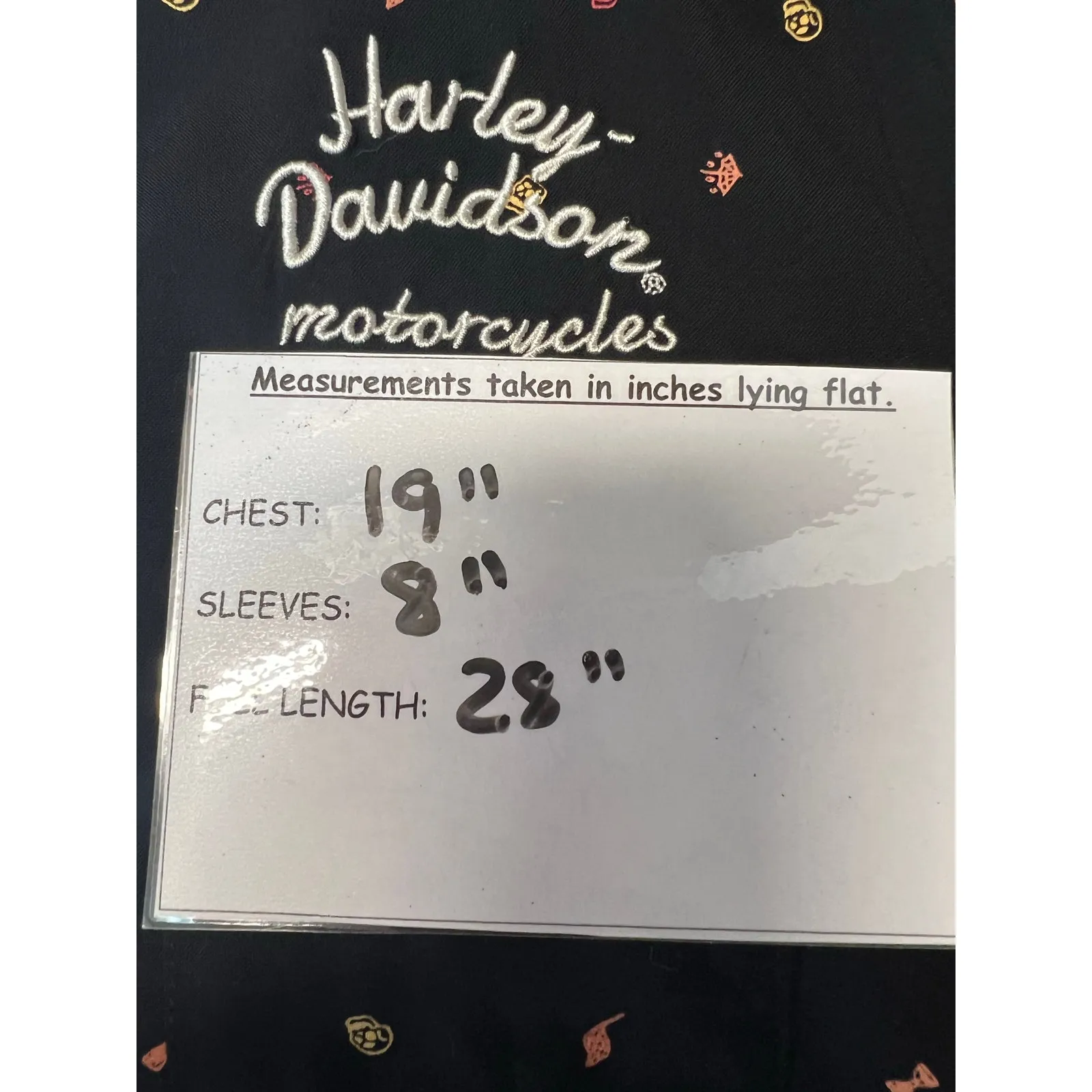 Harley Davidson Women's Short Sleeve Button Up Shirt Medium - Image 7