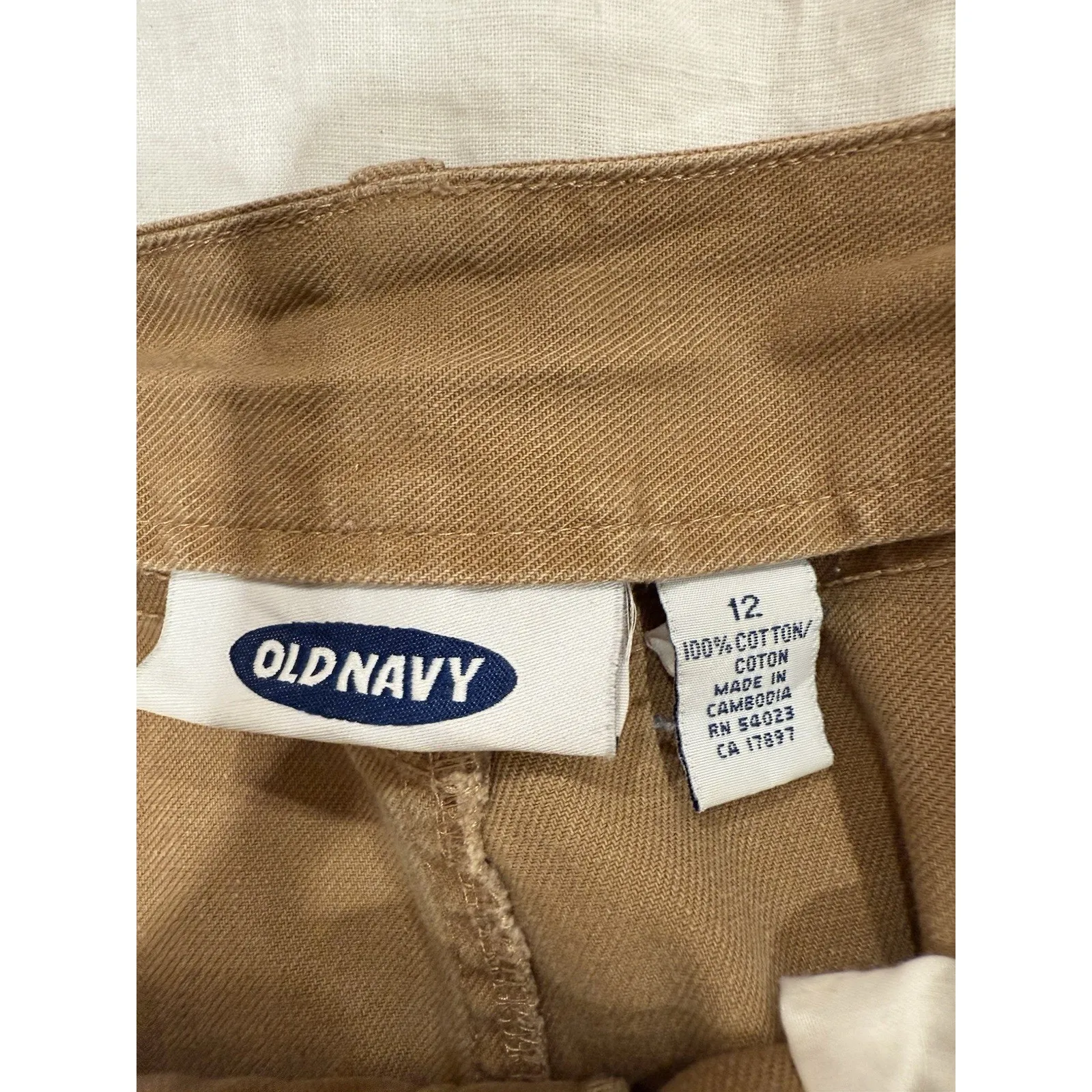 Vintage Y2K Old Navy Khaki Midi Lace Up Front Skirt Bella Swan Core Skirt 12 - Image 6