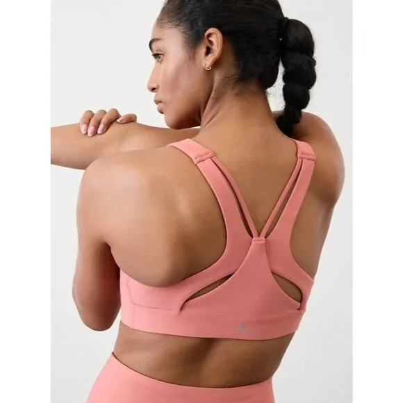 New Athleta XL Flex Spacer Tipped Bra Natural Rose X-Large A-C - Image 2
