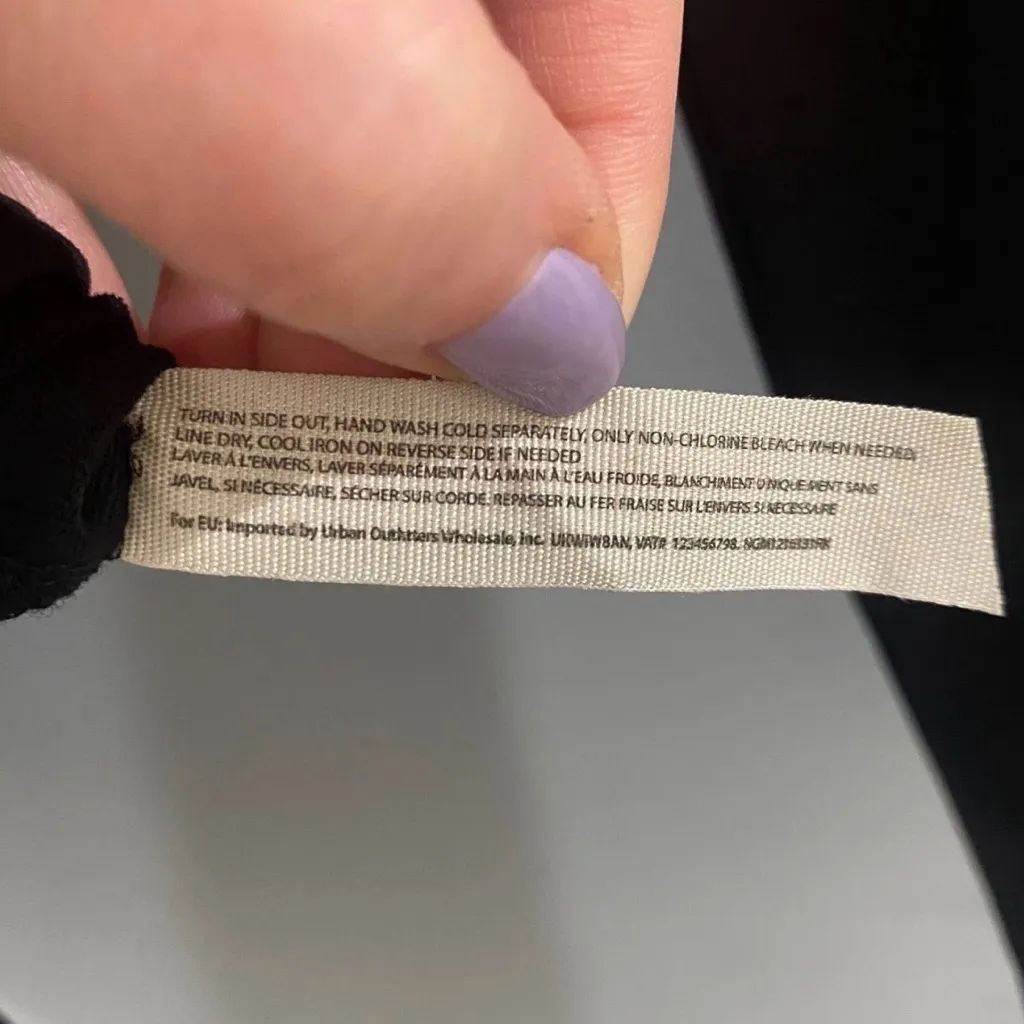 Free People Black Long Sleeve Bodysuit - Image 9