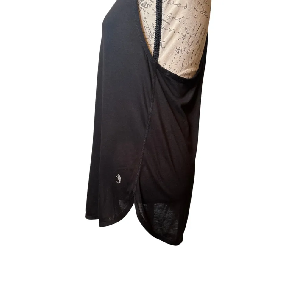 Icyzone Size Large Black Racer Back Workout Tank Top - Image 6