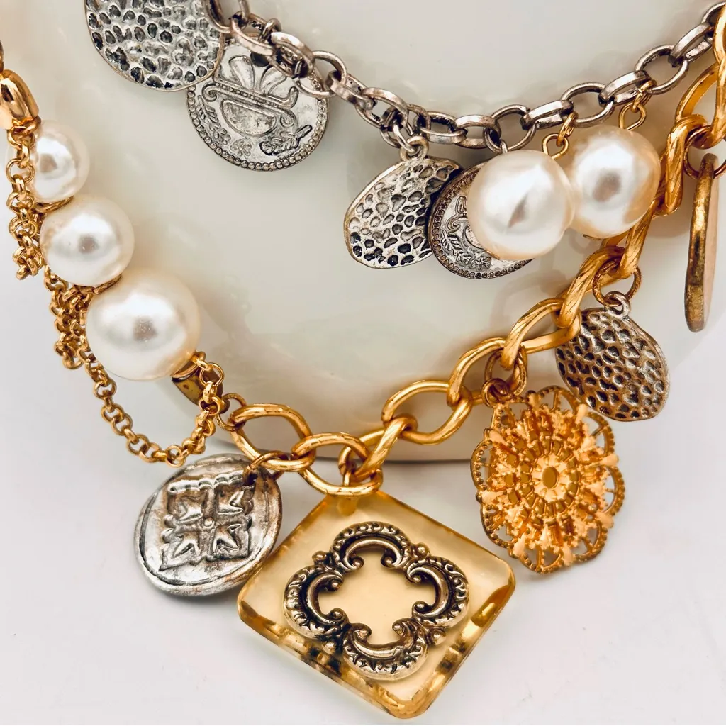 Chico’s Multi Strand Sophie Layered Necklace - Image 10