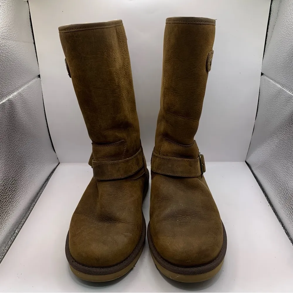 Ugg Australia Women Sutter Toast Brown Kensington 1005374 Water Resistant Boot 6 - Image 3