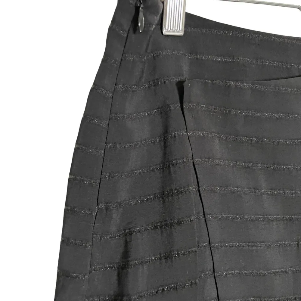 Barney’s New York Black Stripe Wrap Skirt Minimalistic NWT - Image 5