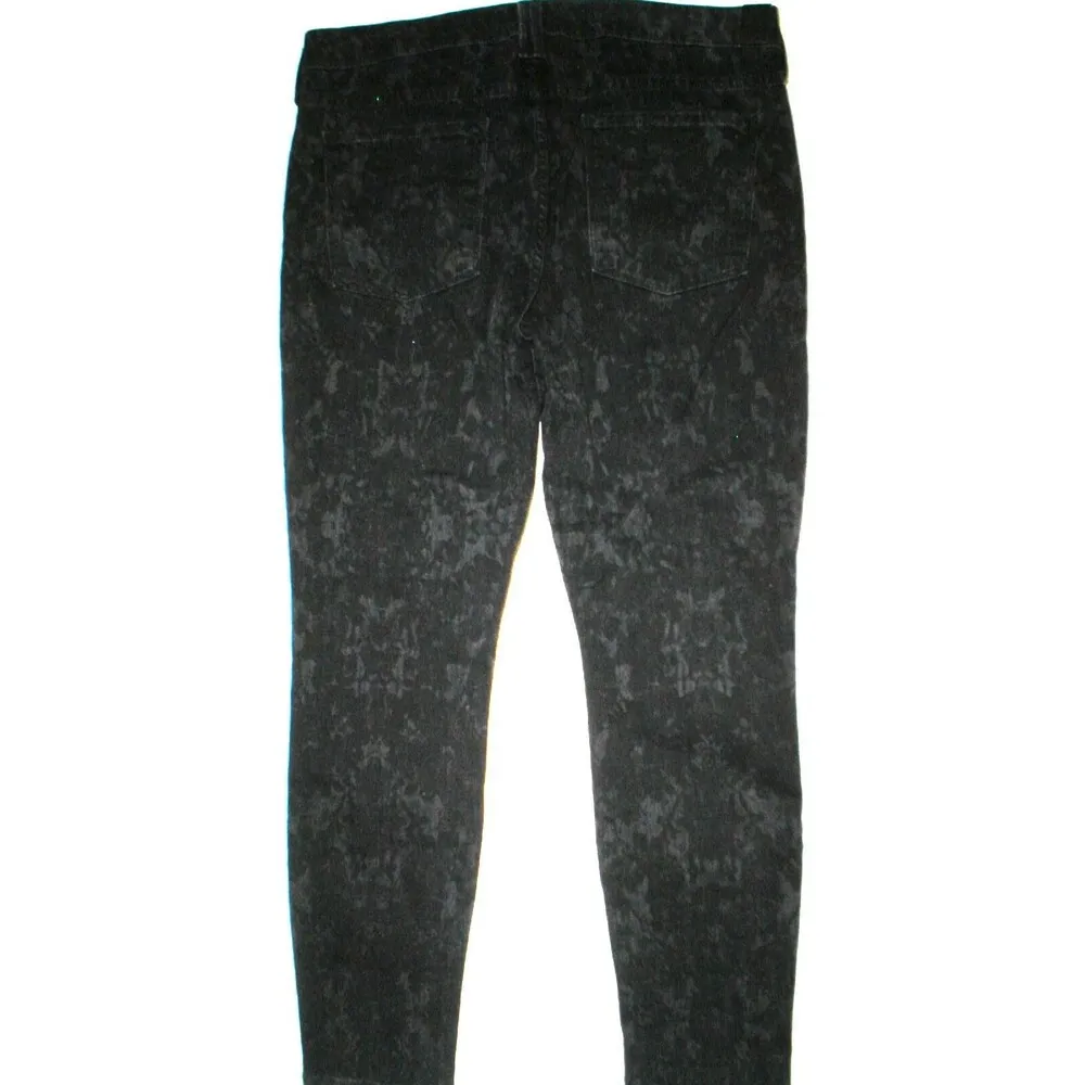 New Womens NWT Vince Dylan Skinny Ankle Jeans Black Floral 32 Gray Designer USA - Image 7