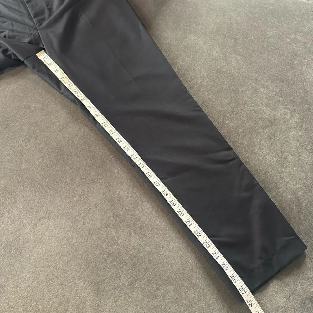 Women’s Black Slim Fit 3 Piece Formal Tuxedo Pant Suit Peak Lapel Size 6 NEW - Image 11