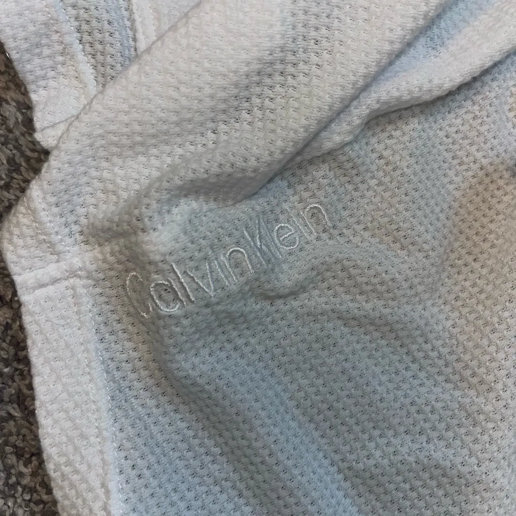 Calvin Klein Performance Textured White Hoodie - Image 8