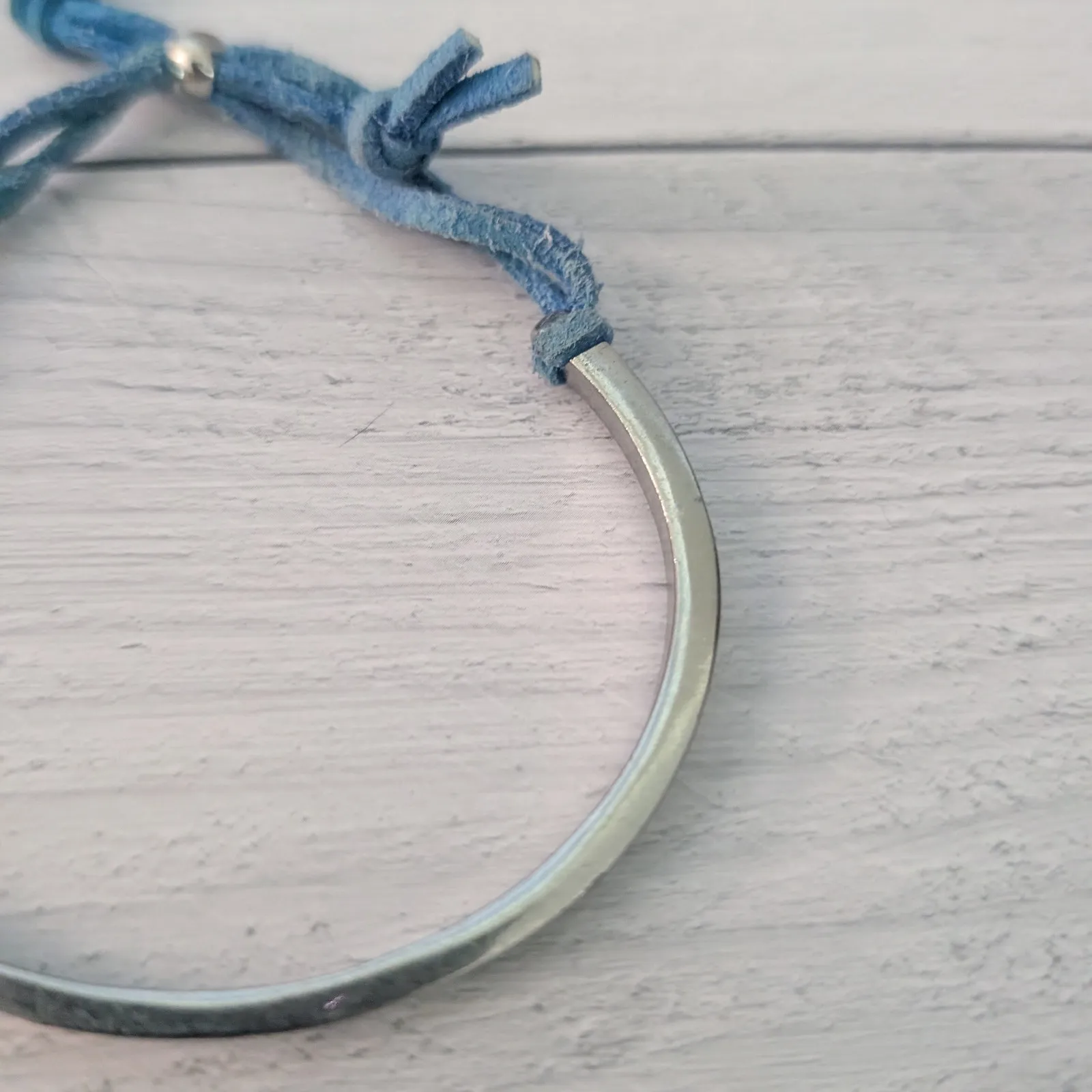 Harry Potter Ravenclaw Adjustable Bracelet Silver Tone & Blue - Image 5