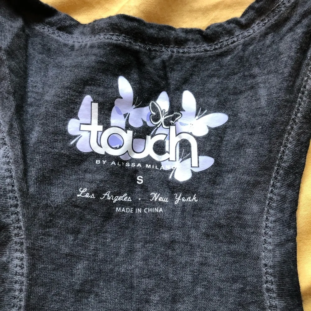 Women’s NHL Ice Hockey Anaheim Ducks Burnout Tank Top Small Black - Image 3