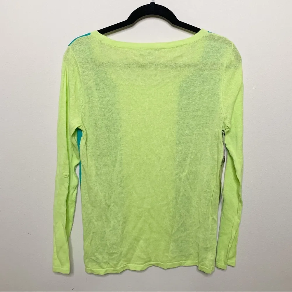 NWT Horny Toad Citron Postcard Pullover Sweater - Image 2