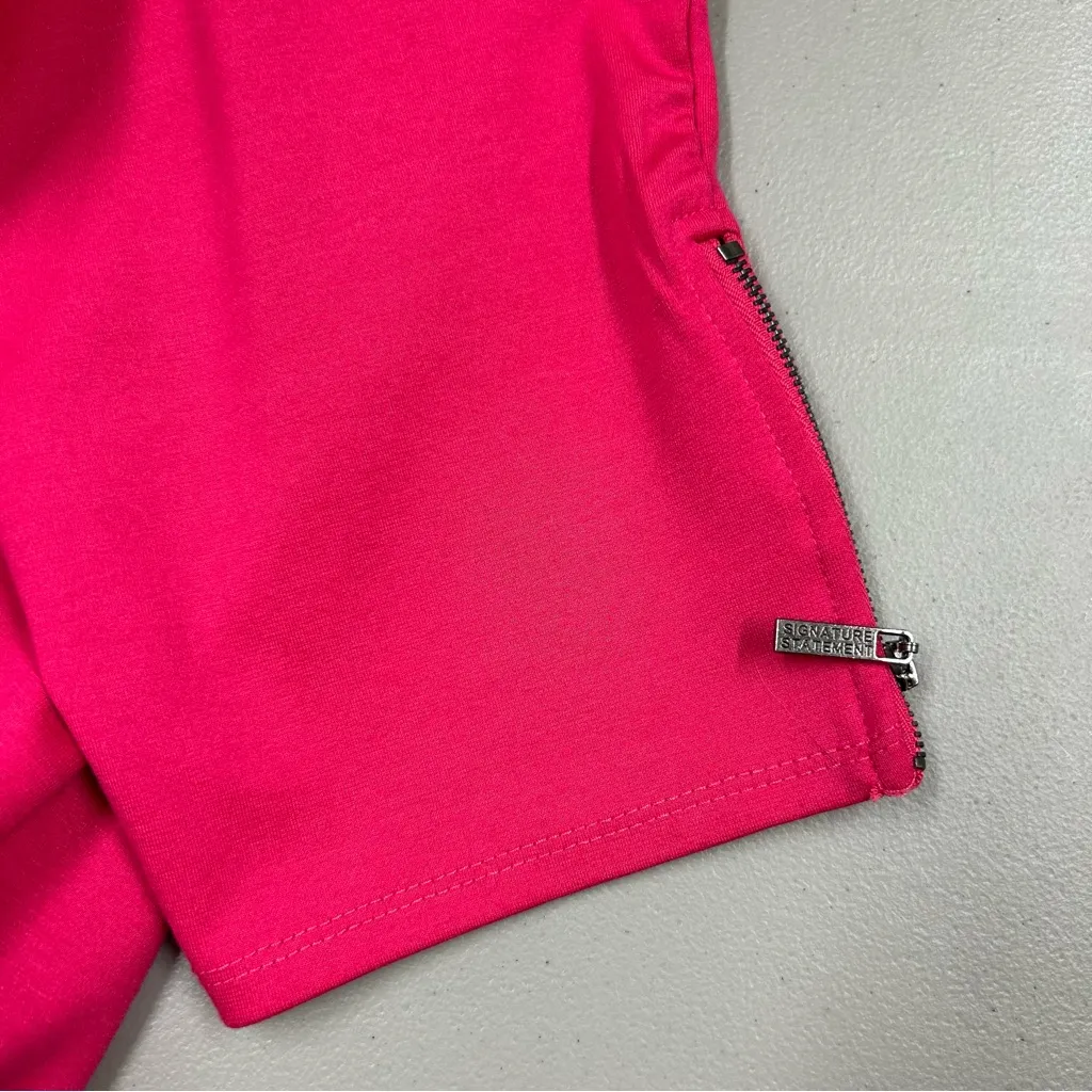 Serena Williams Signature Blue and Pink Joggers Lounge Pants Zip Ankle Size 3X - Image 4