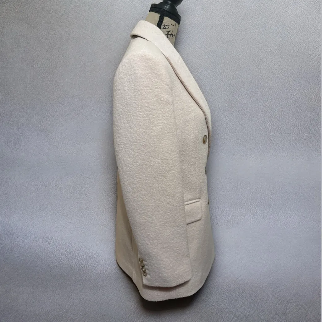 NWT Madewell Oversized Tuxedo Italian Wool Coat sz 2 - Image 8