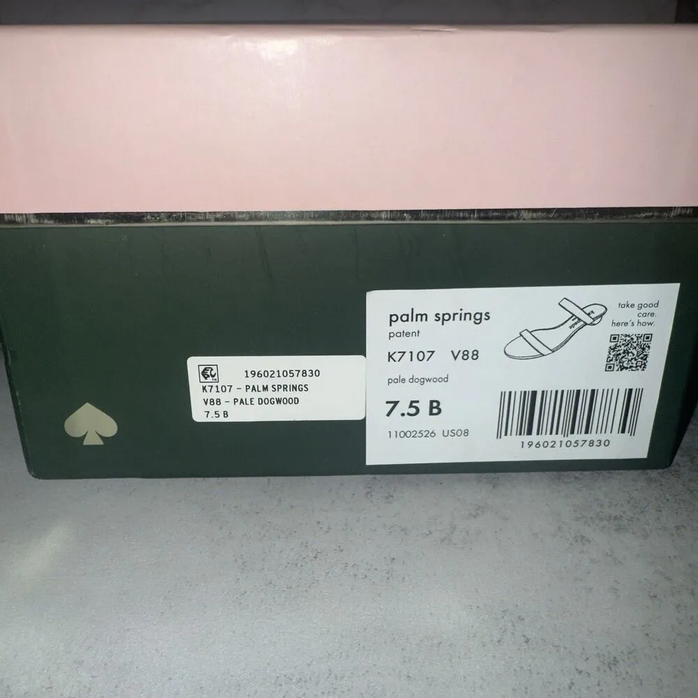 Kate Spade New York Palm Springs Pale Dogwood 7.5 M $258 Retail - Image 8