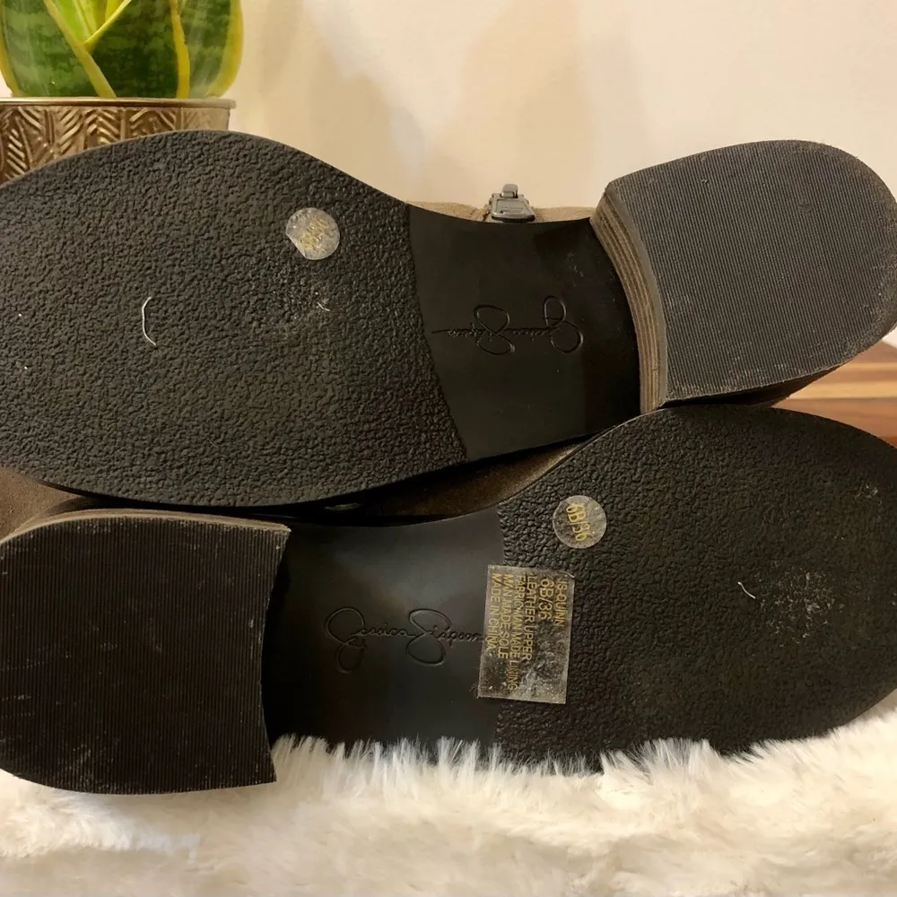 Quinn Suede Boot In Taupe - Image 9