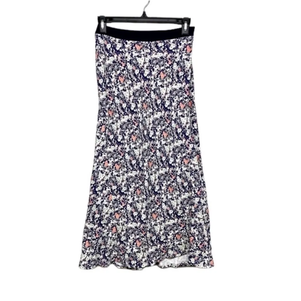 COS Floral Viscose Crepe Slip Maxi Skirt size 8 - Image 4
