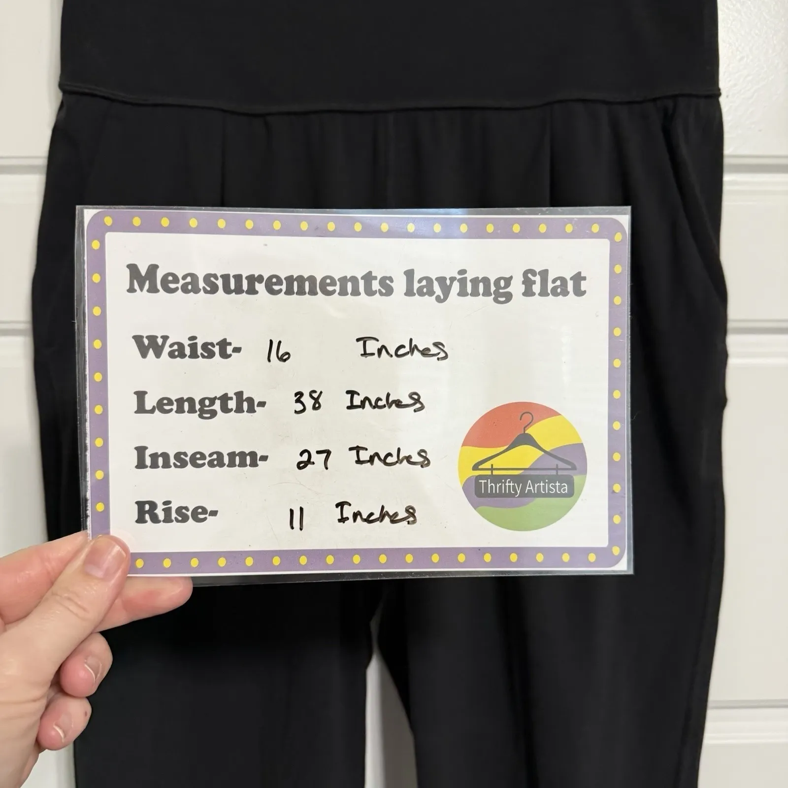 Athleta Elation Pant Black High Rise Wide Leg Cropped Yoga Activewear Women M - Image 2