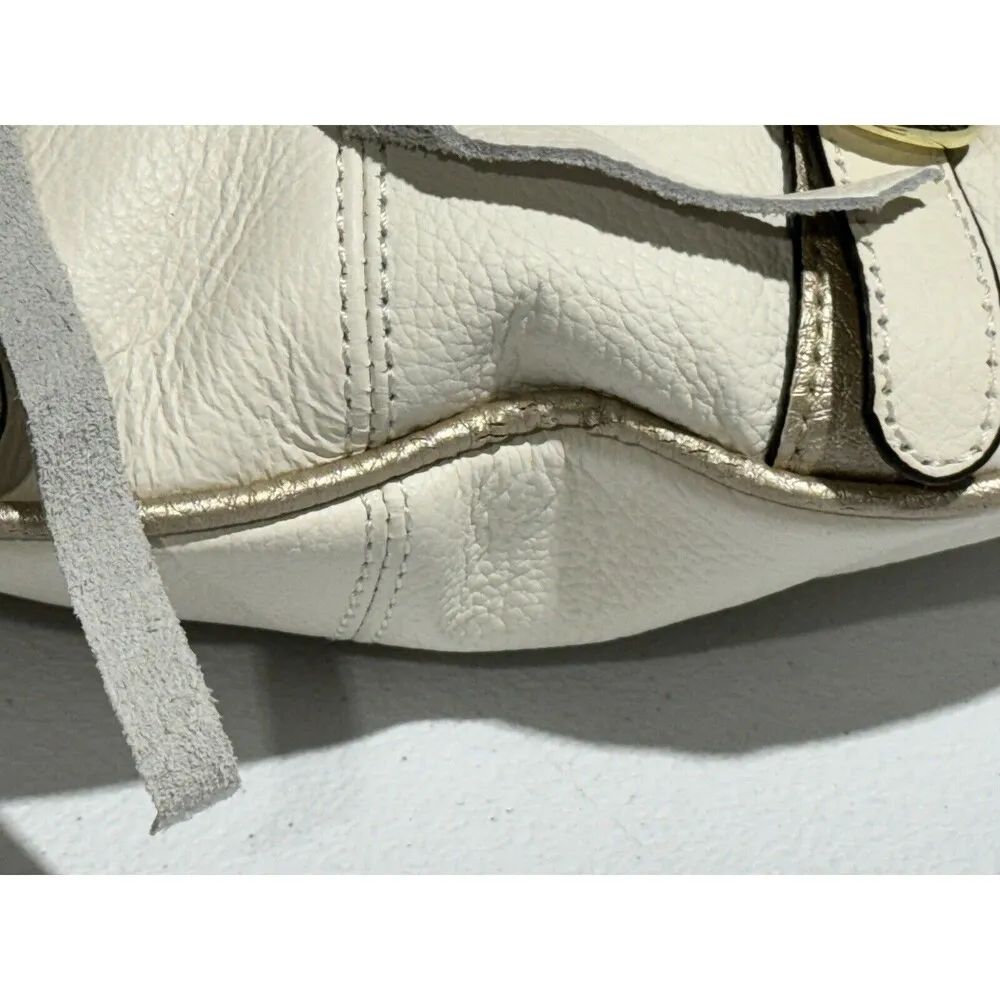 Franco Sarto Women crossbody bag Genuine Leather White - Image 8