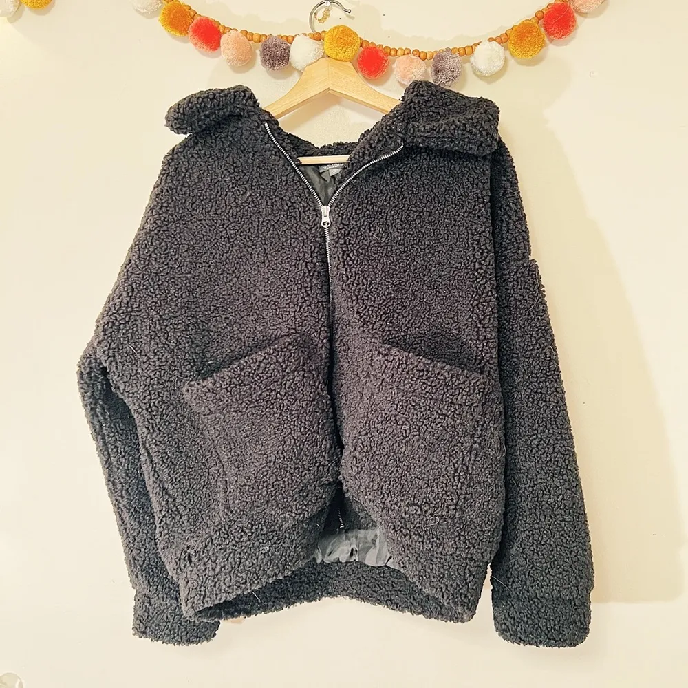 Wild Fable Zip Up Teddy Jacket - Image 2