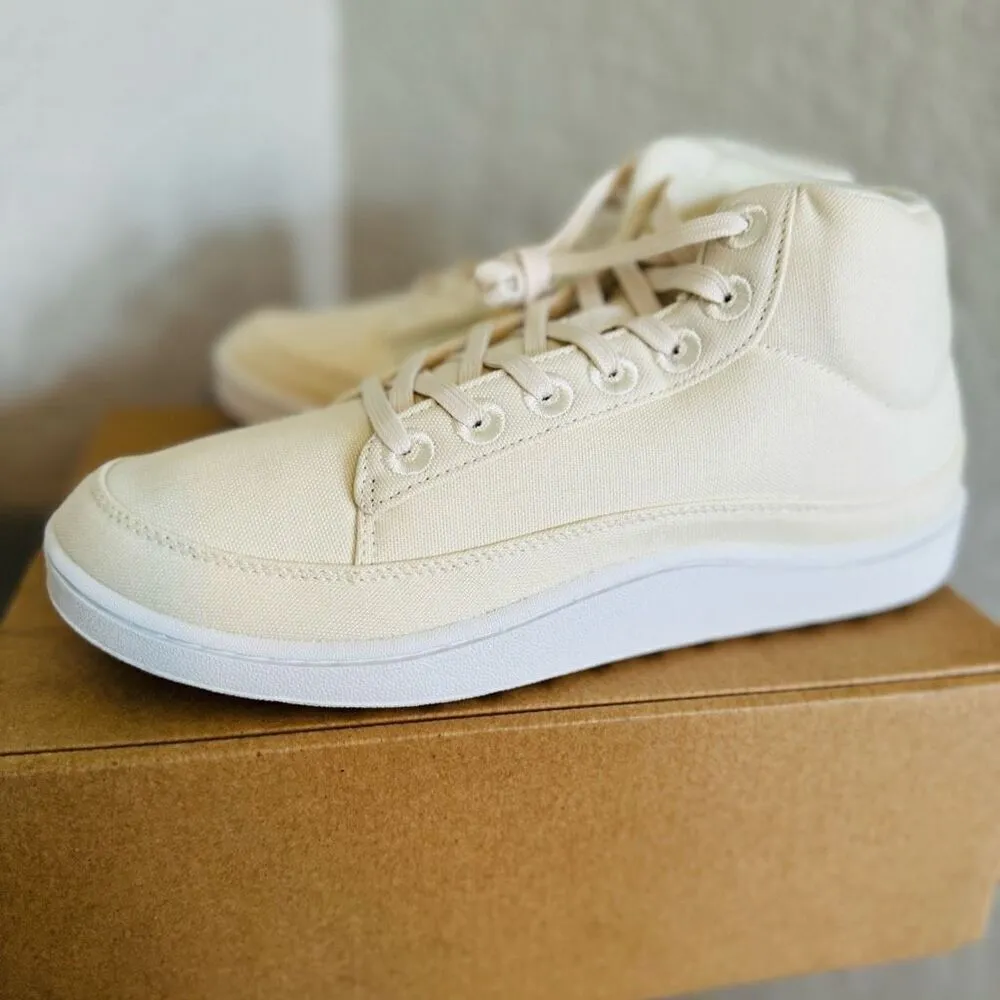 Allbirds Pacer Canvas Mid Top Retro Woman's Sneaker, Natural White, Size 10 NWT - Image 14
