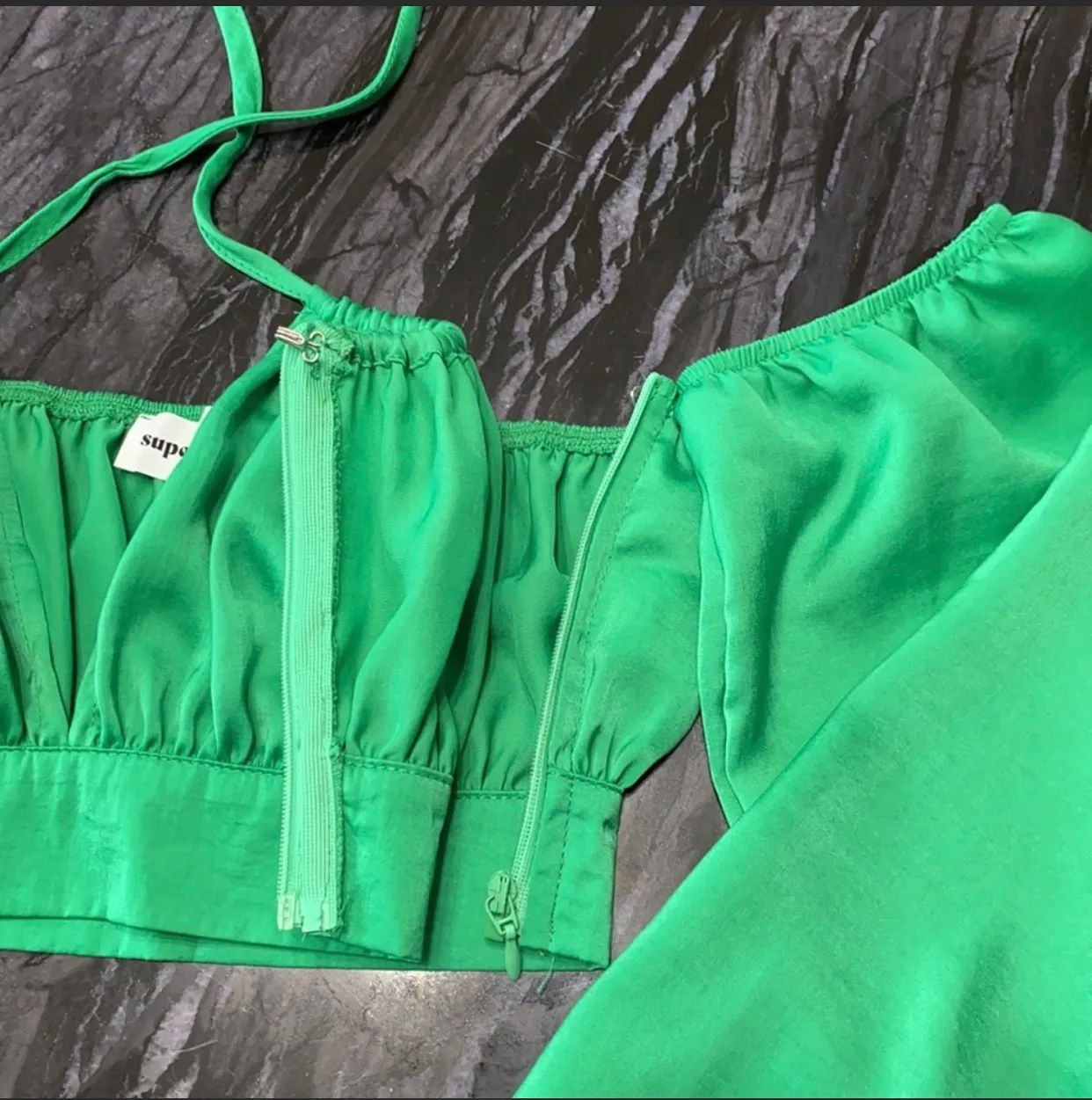 superdown green crop top - Image 5