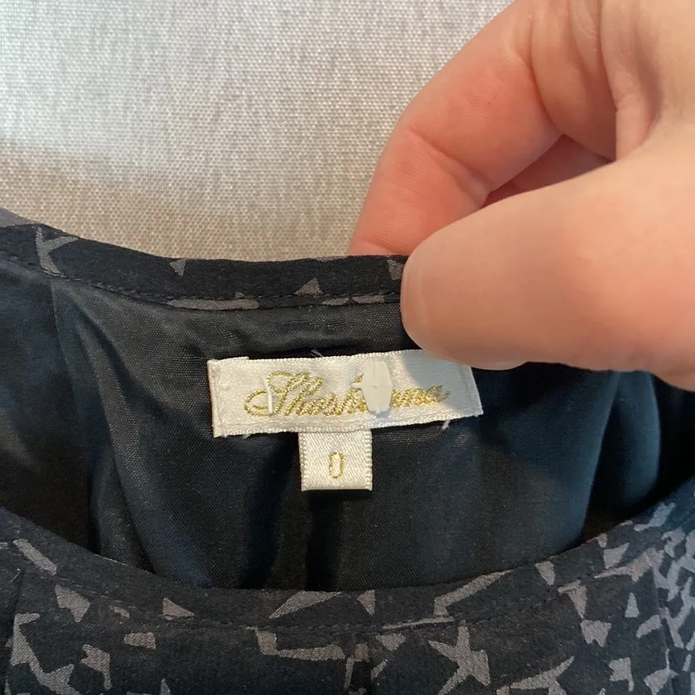 Shoshanna Silk flutter sleeve dress - Image 2