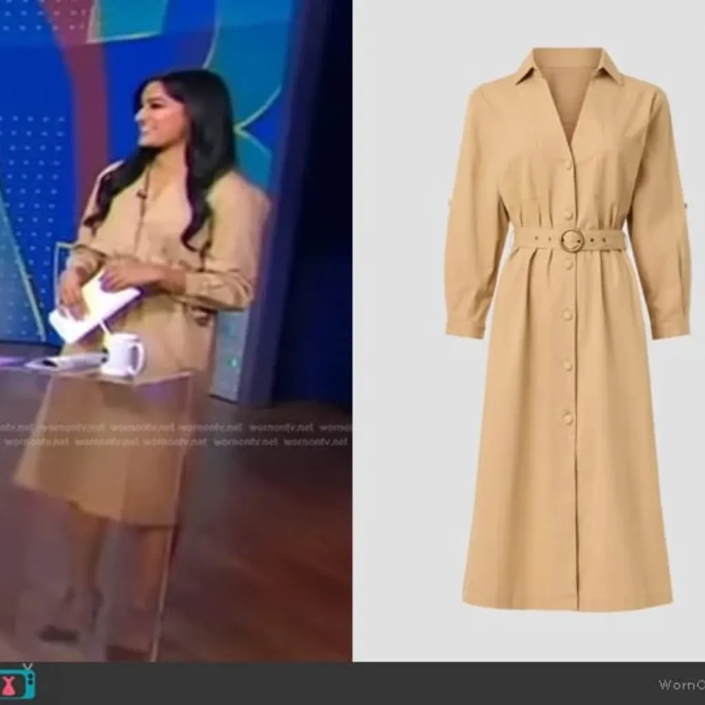 Area Star Charlene Dress Size M‎ Tan Size M - Image 2