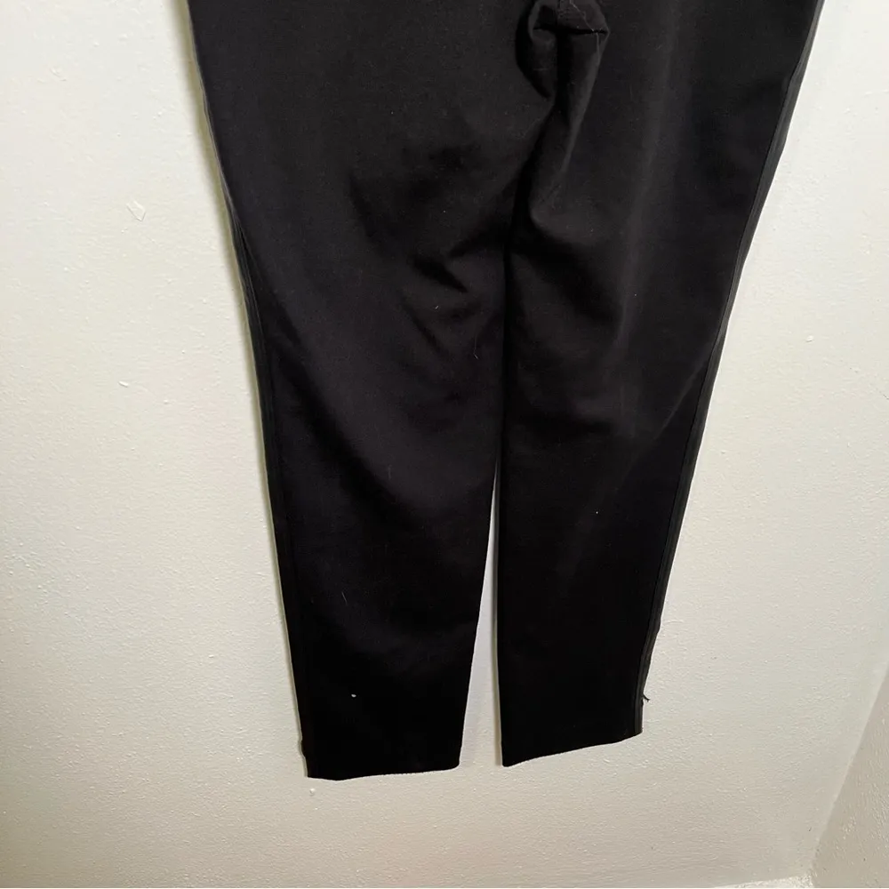 Ellen Tracy Faux Leather Mixed Media Leggings Black - Image 12