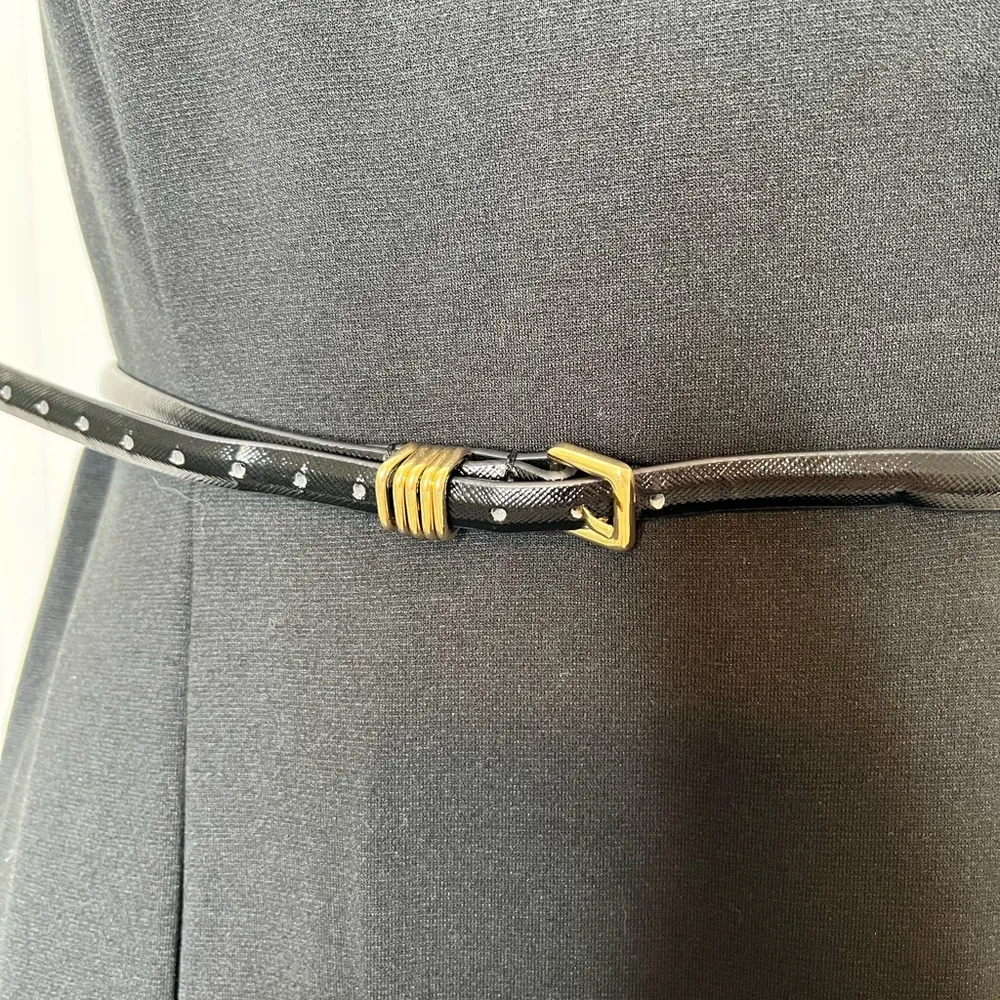 NWT CK black and white pleated dress - Image 4