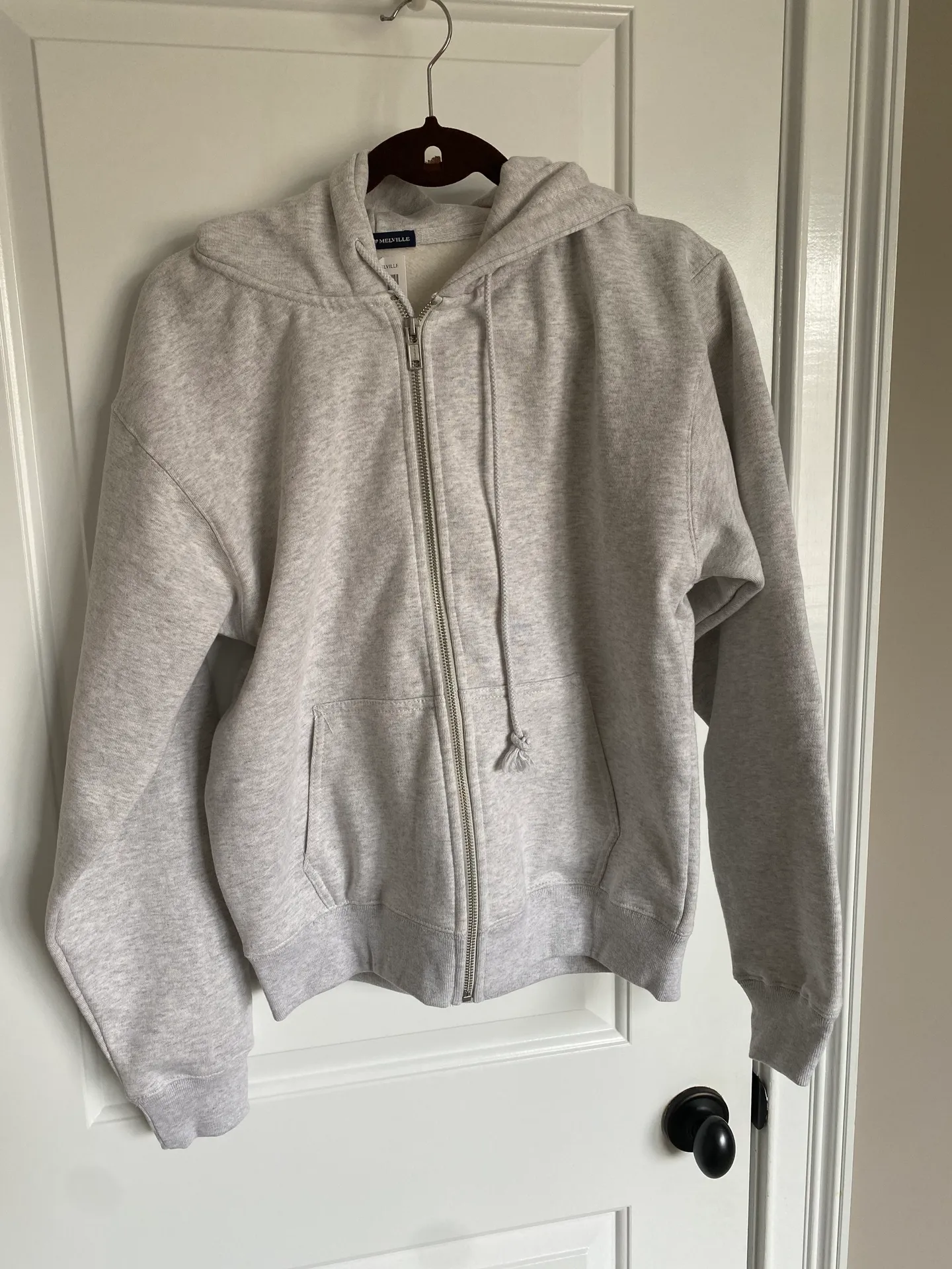 Brandy Melville Gray Christy Hoodie - Image 4