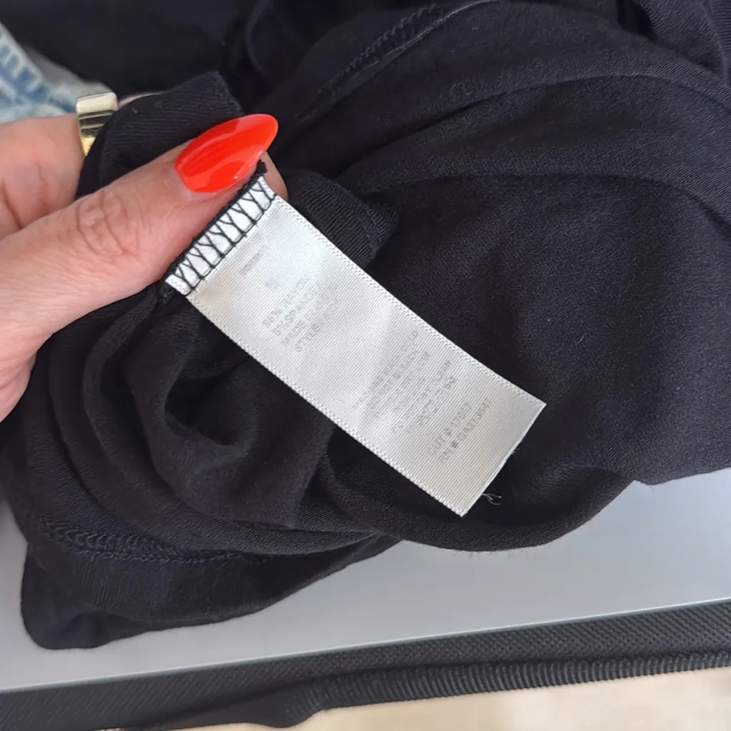 LA.TC I Speak Fluent French Designer Black Short Sleeve T - Image 5