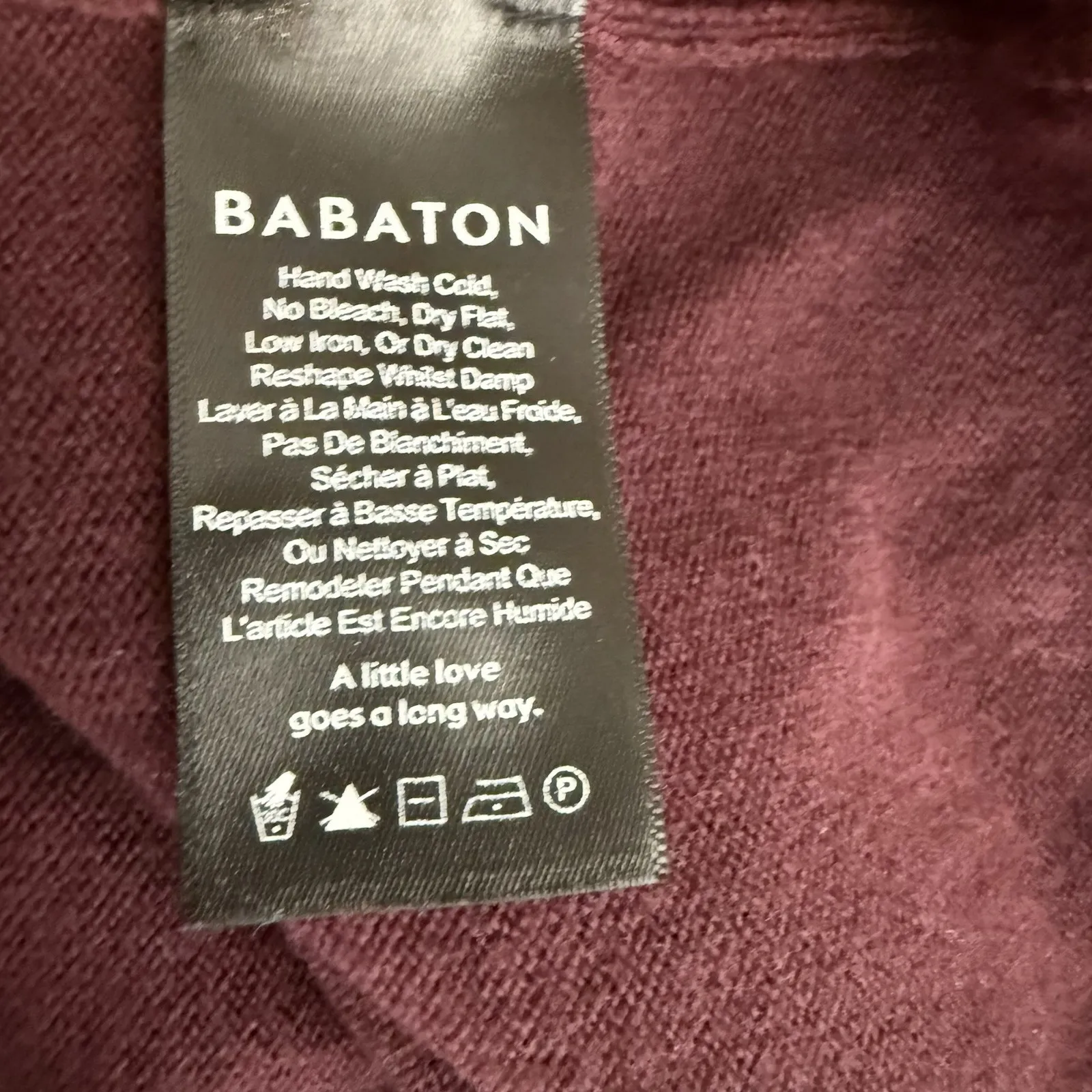 Babaton Merino Wool Long Sleeve Front‎ Tie Sweater - Image 4