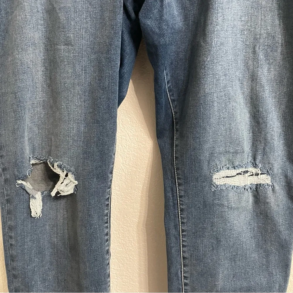 Levi’s Womens Jeans Denim Blue Shaping Skinny Stretch Distressed Plus Size 24 - Image 7