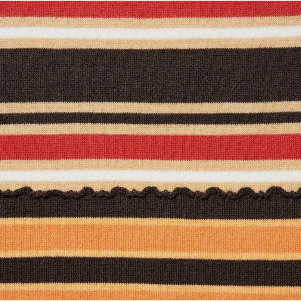 NWT MARNI Uniqlo Merino Wool Blend Striped Sleeveless Knitted Dress Dark Brown S - Image 4