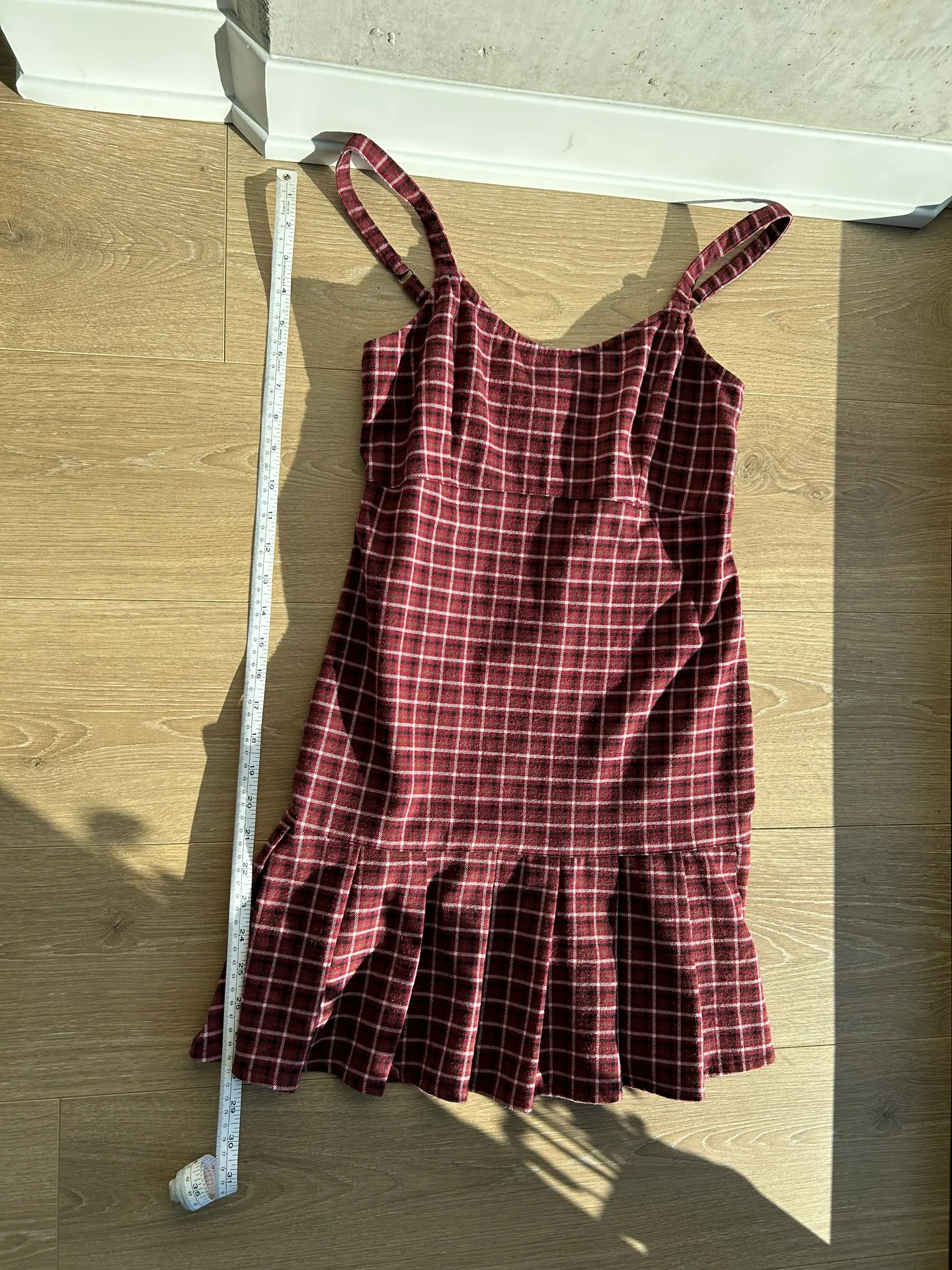 Plaid Mini Dress - Image 4
