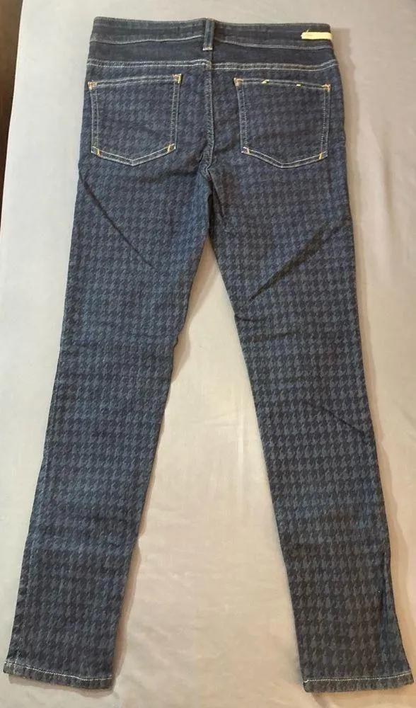 Anthropologie Serif Houndstooth Jeans - Size 28 - Image 6