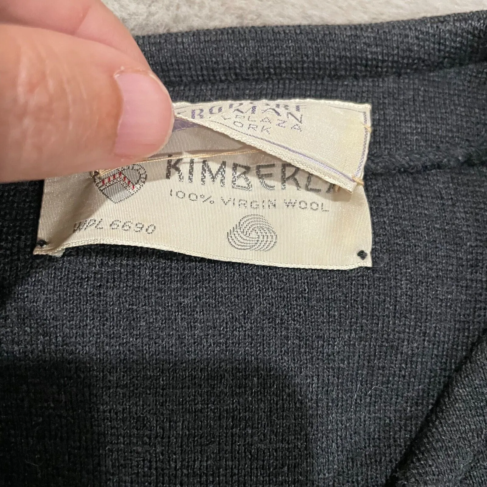 Vintage Bergdorf Goodman Kimberly Jacket 100%‎ Virgin Wool Black Women S Luxury - Image 7