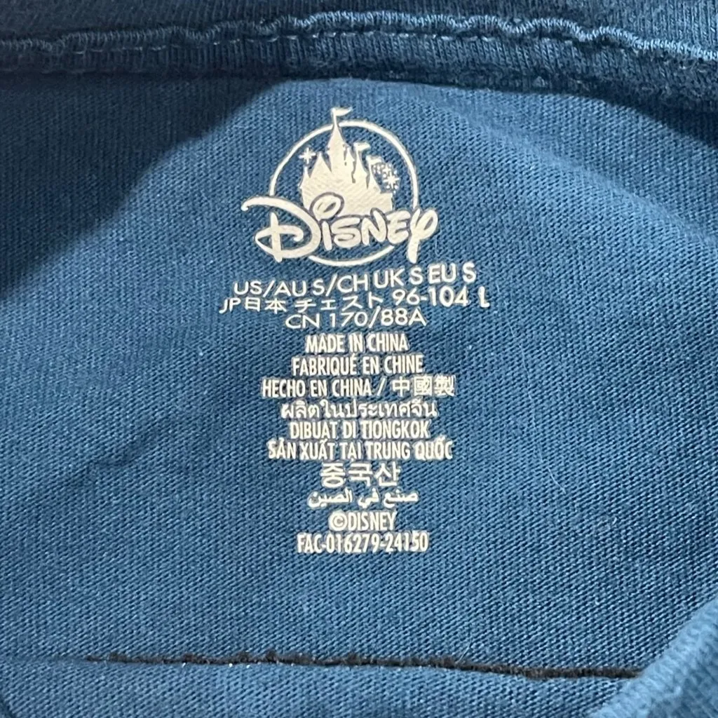 Walt Disney World Parks Icon Long Sleeve Knit T-Shirt Unisex Size Small Cotton - Image 5