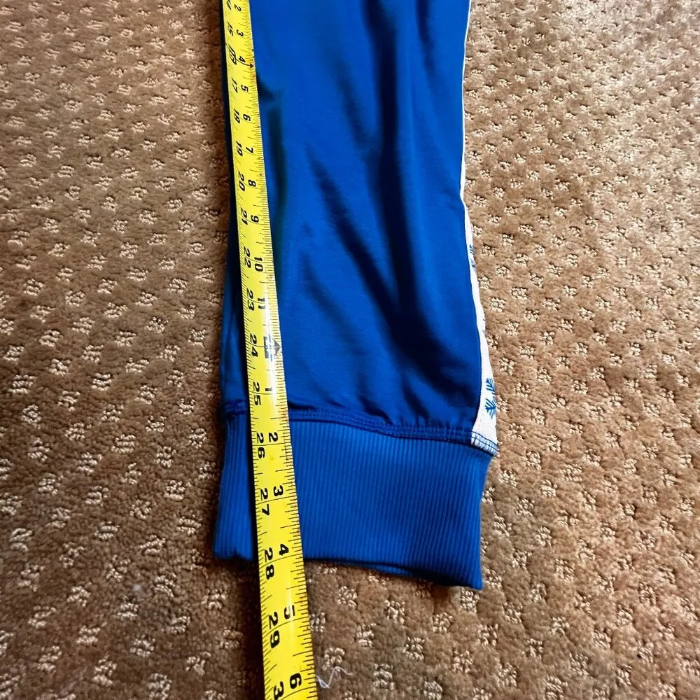 CHRISTMAS 🎄LuLaRoe Jax Joggers - Blue with Snowflakes ❄️ XL Sweatpants Xmas - Image 4