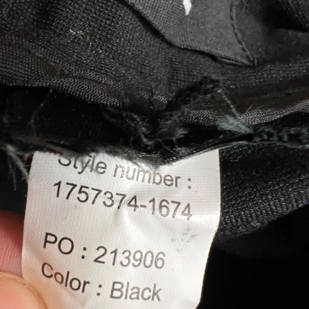 PAIGE Sequin Pants Black 5 Pocket Knit Womens Party Going Out Estimated Size Med - Image 6