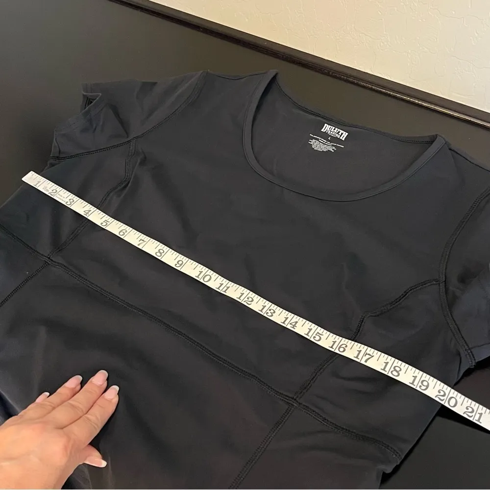 Duluth Trading NoGA Naturale Cotton Short Sleeve Dress, NWOT size L Black Size L - Image 8