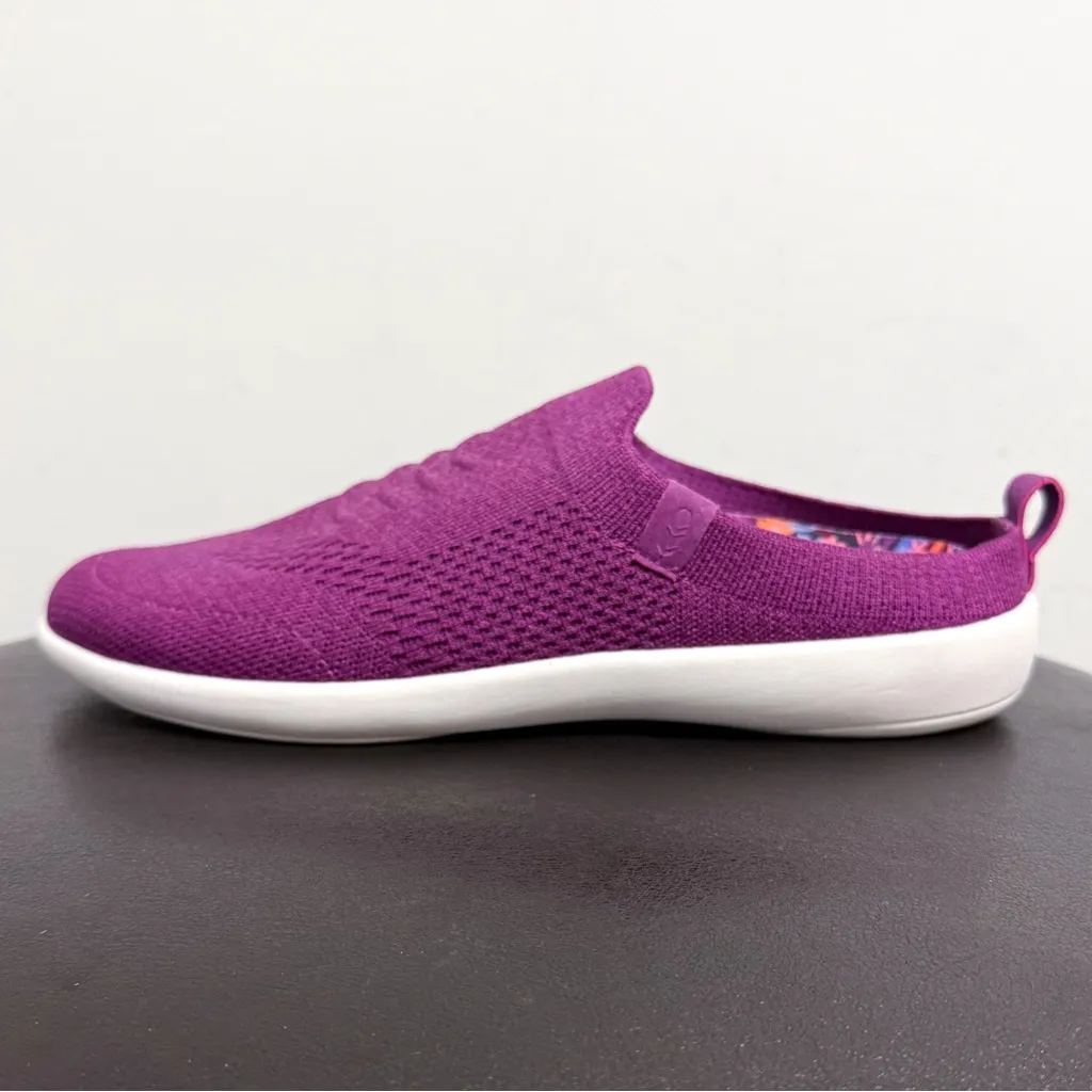 Revitalign Deep Orchid Purple Stella Knit Fabric Slide Slip On Mules Shoes 9.5 B - Image 2