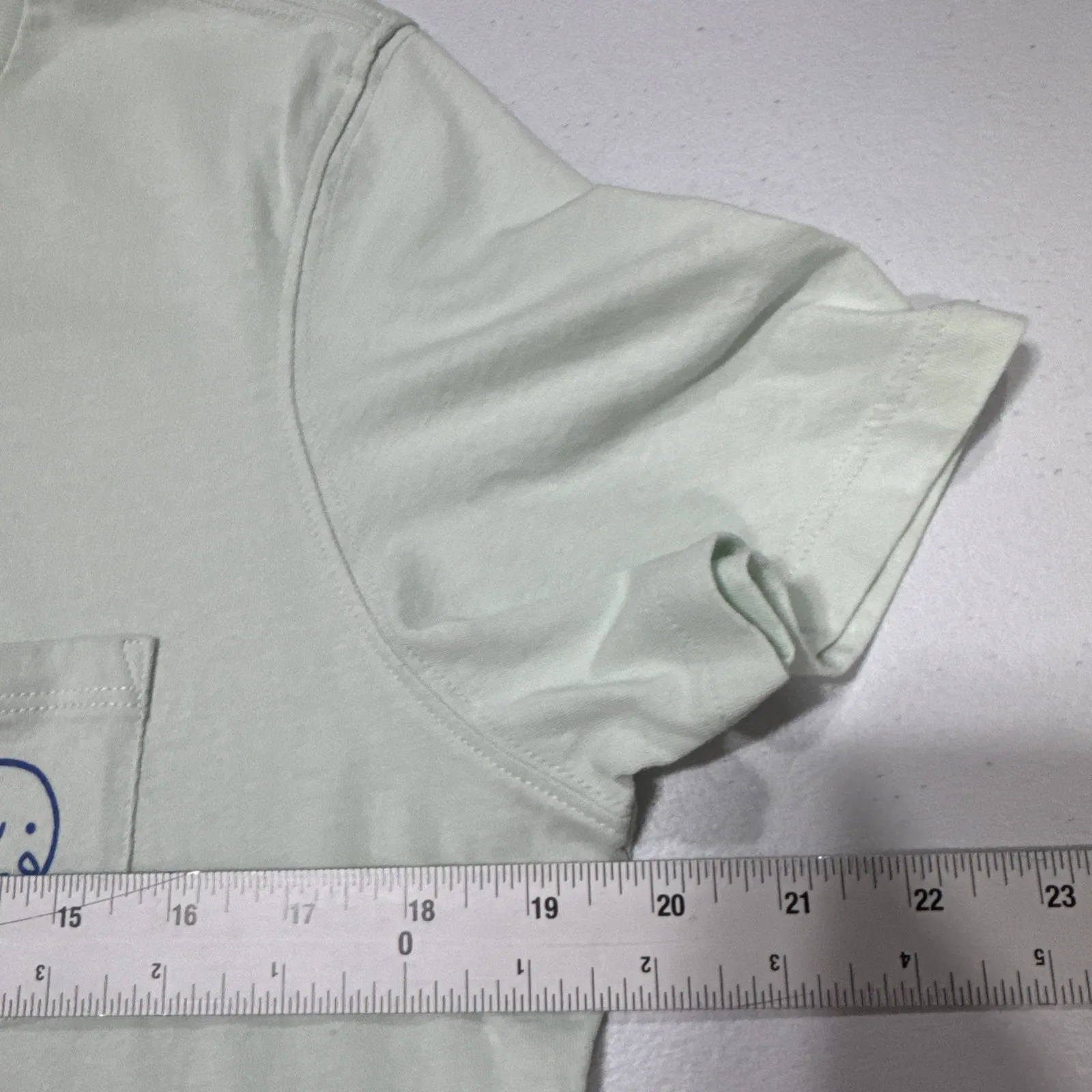 Ivory Ella Elephant Short Sleeve Tee Women’s M Sail Blue Organic Cotton T-shirt - Image 9