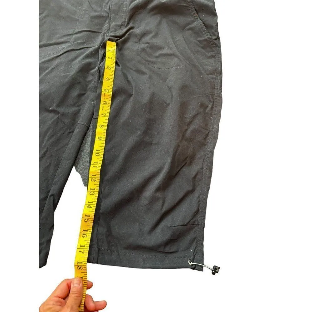 Columbia Women's Omni-Shield Advanced Repellency Pants Size 14 CROPPED Black Nyl - Image 2