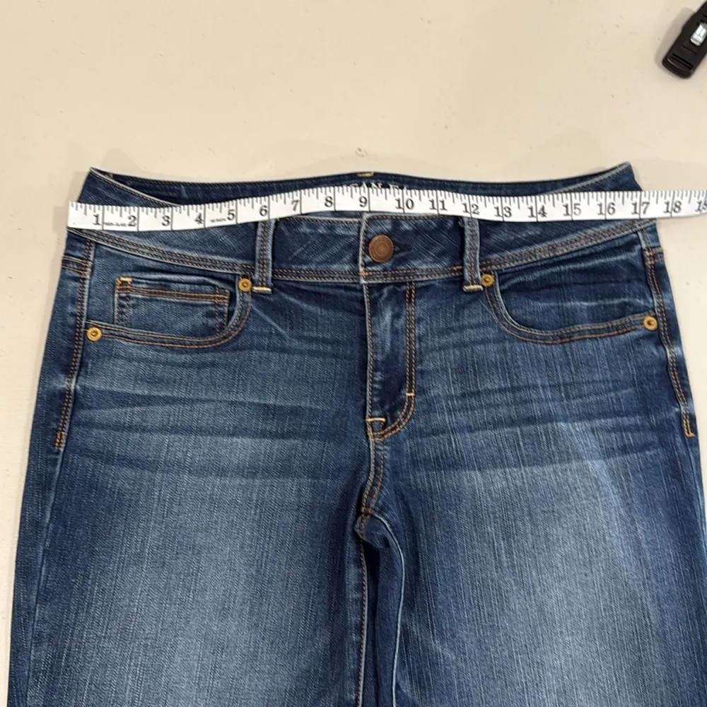 American Eagle Women's Kick Boot Super Stretch Jeans Size 12L EUC - Image 7