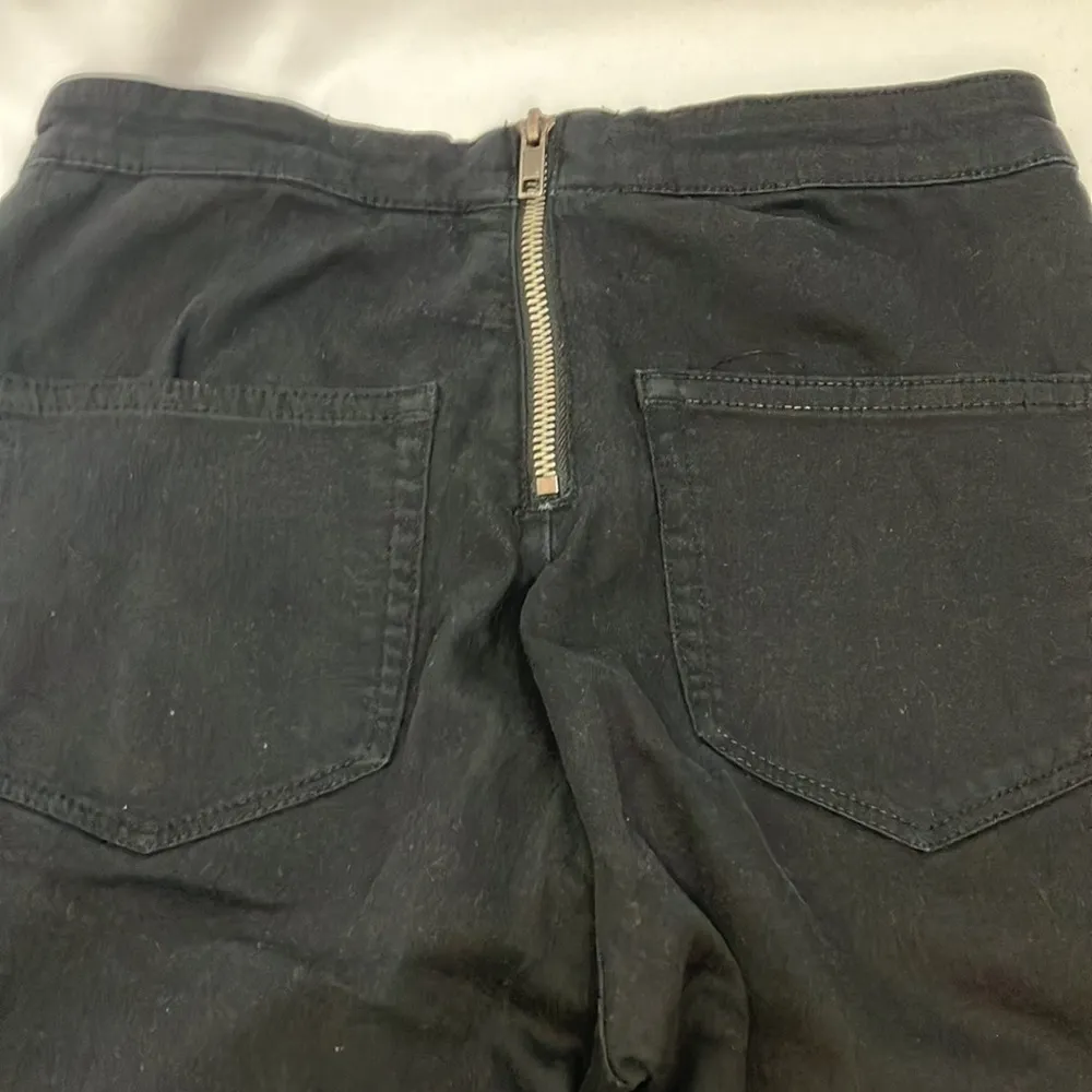 H&M Divided black high waisted straight leg pants woman’s size 6 European size - Image 6