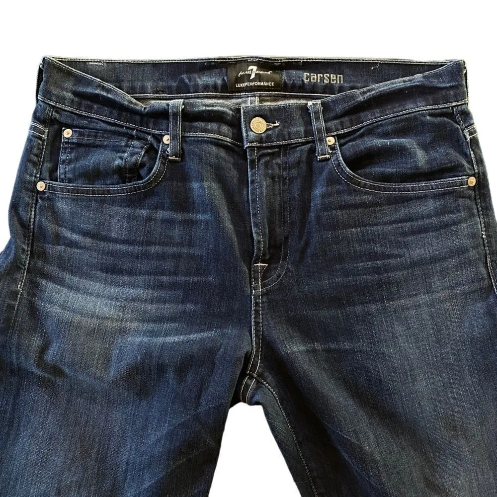7 for all man kind luxe performance style Carsen size 33 jeans - Image 2